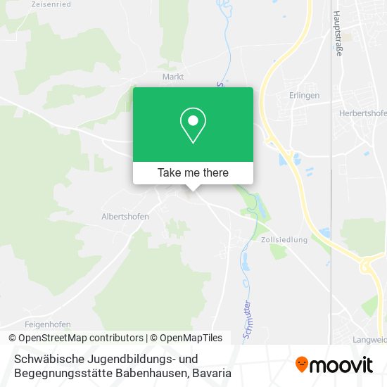 Schwäbische Jugendbildungs- und Begegnungsstätte Babenhausen map
