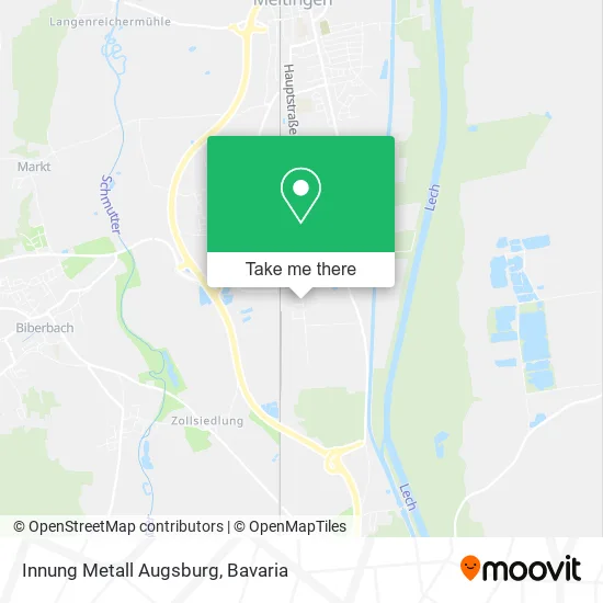 Карта Innung Metall Augsburg