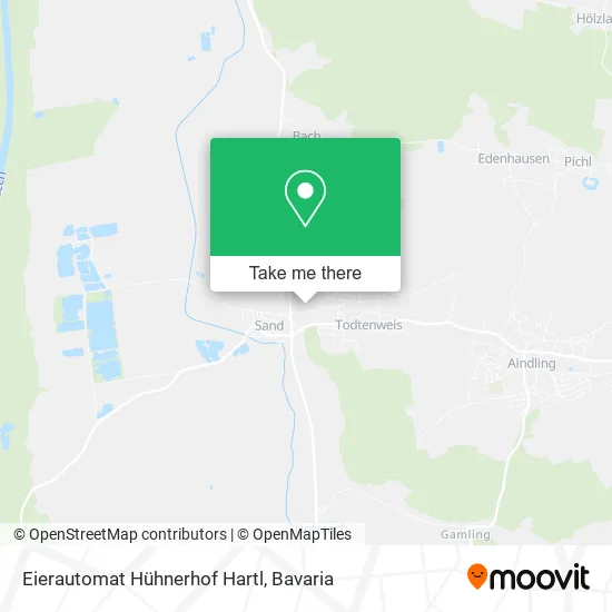 Карта Eierautomat Hühnerhof Hartl