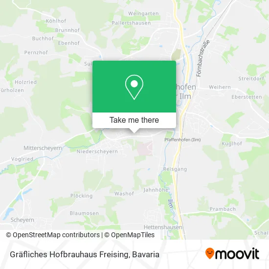 Карта Gräfliches Hofbrauhaus Freising