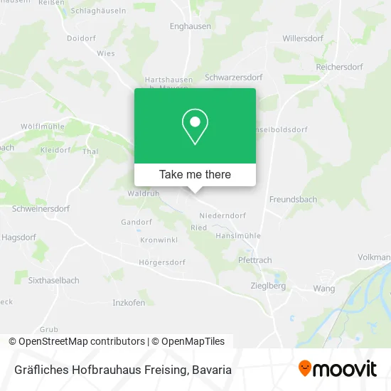 Карта Gräfliches Hofbrauhaus Freising