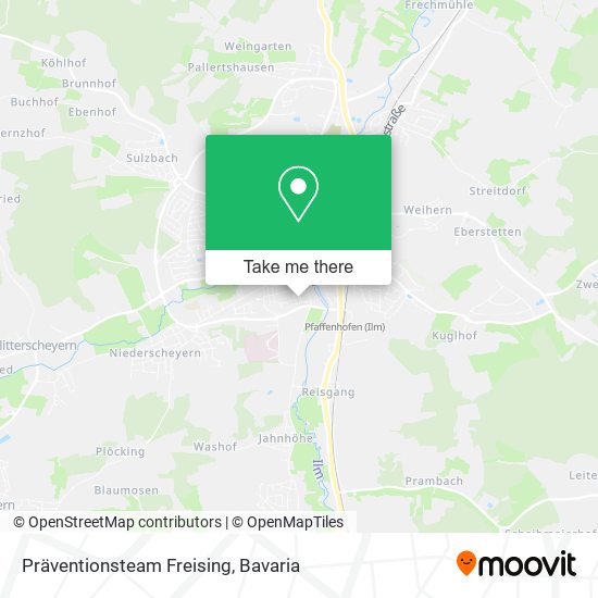 Präventionsteam Freising map