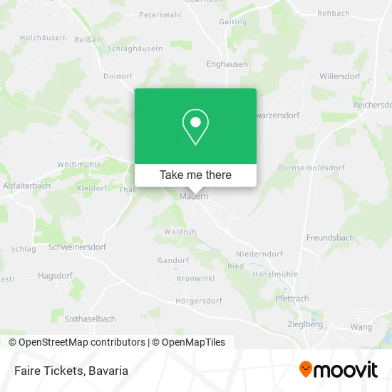 Карта Faire Tickets