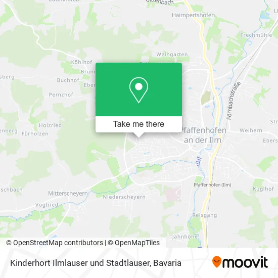 Карта Kinderhort Ilmlauser und Stadtlauser