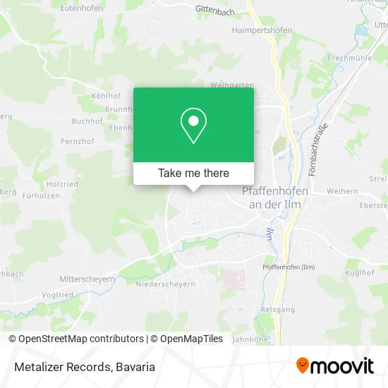 Карта Metalizer Records