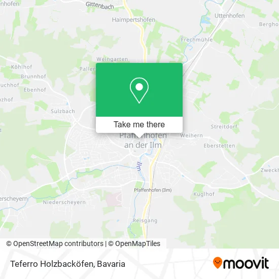 Карта Teferro Holzbacköfen