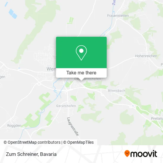 Карта Zum Schreiner