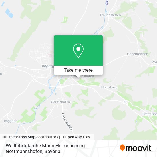 Wallfahrtskirche Mariä Heimsuchung Gottmannshofen map