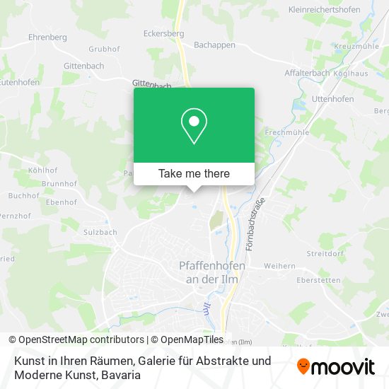 Kunst in Ihren Räumen, Galerie für Abstrakte und Moderne Kunst map