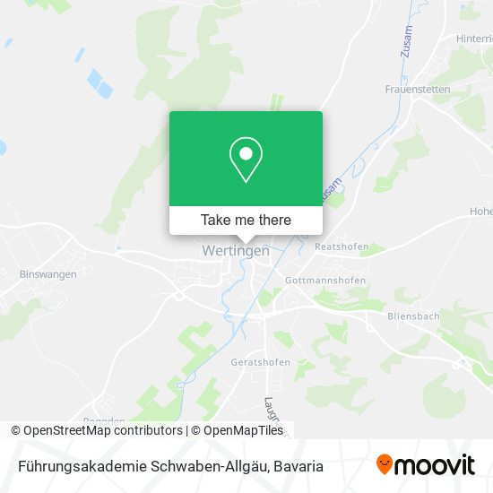 Führungsakademie Schwaben-Allgäu map