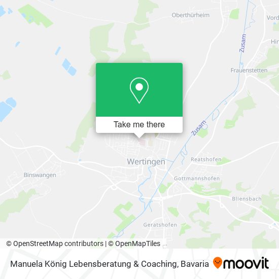 Manuela König Lebensberatung & Coaching map