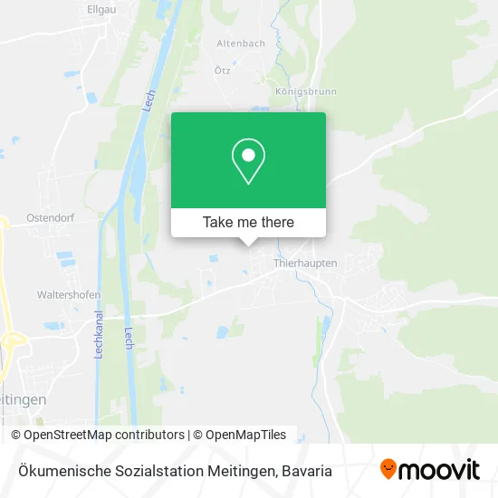 Карта Ökumenische Sozialstation Meitingen