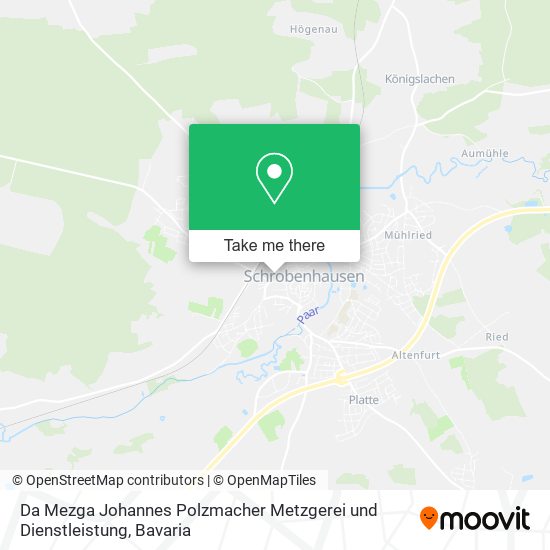 Da Mezga Johannes Polzmacher Metzgerei und Dienstleistung map