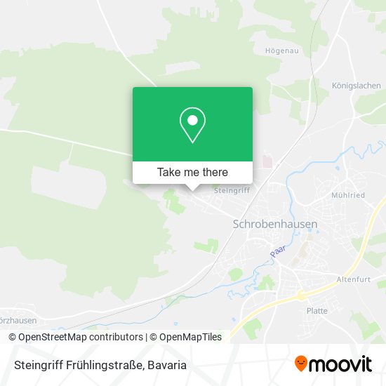 Steingriff Frühlingstraße map