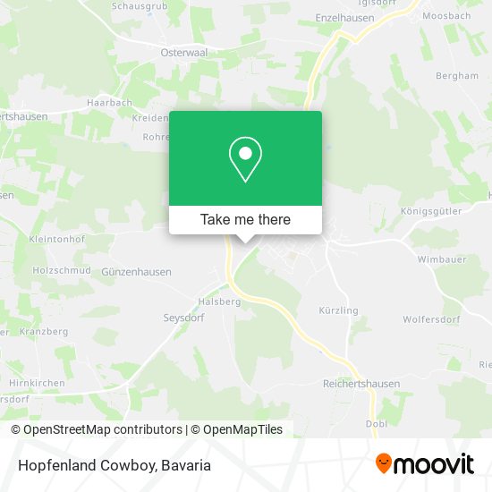 Hopfenland Cowboy map