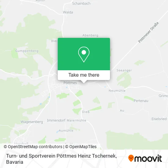 Карта Turn- und Sportverein Pöttmes Heinz Tschernek
