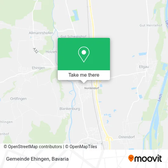 Gemeinde Ehingen map