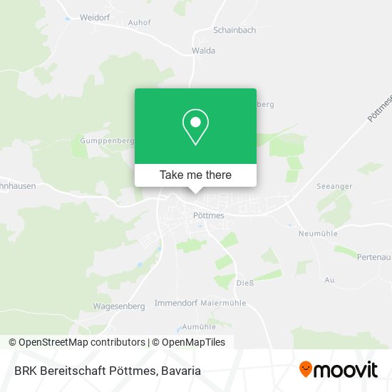 BRK Bereitschaft Pöttmes map