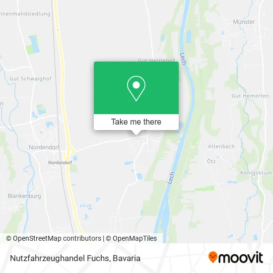 Карта Nutzfahrzeughandel Fuchs