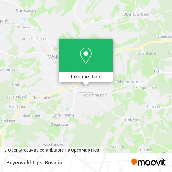 Карта Bayerwald Tips