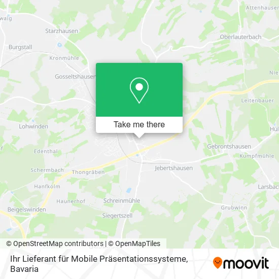 Карта Ihr Lieferant für Mobile Präsentationssysteme