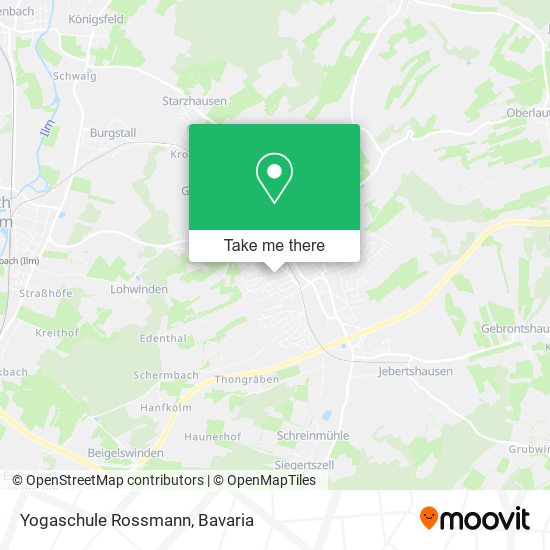 Yogaschule Rossmann map