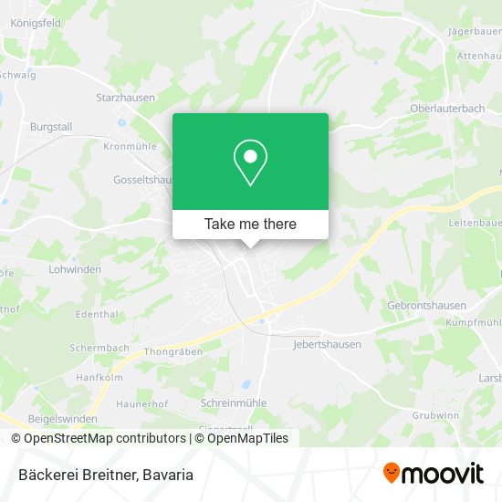 Bäckerei Breitner map