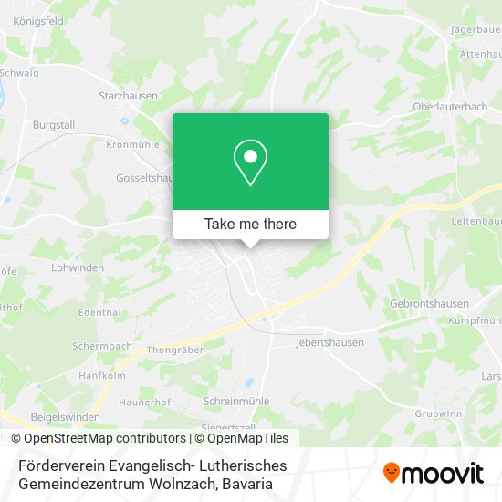Förderverein Evangelisch- Lutherisches Gemeindezentrum Wolnzach map