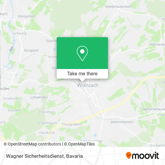 Карта Wagner Sicherheitsdienst