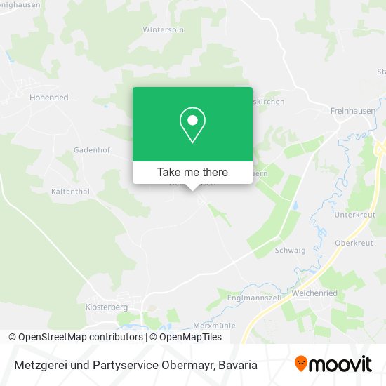 Metzgerei und Partyservice Obermayr map