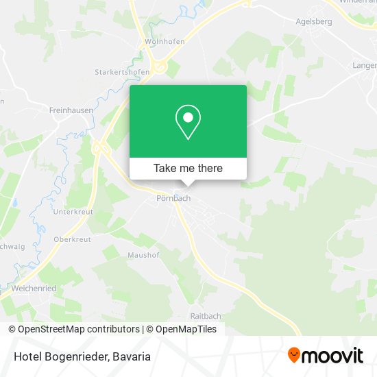 Hotel Bogenrieder map