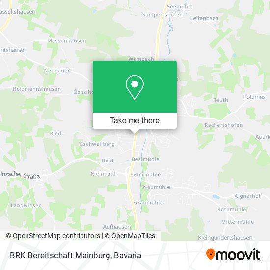 BRK Bereitschaft Mainburg map