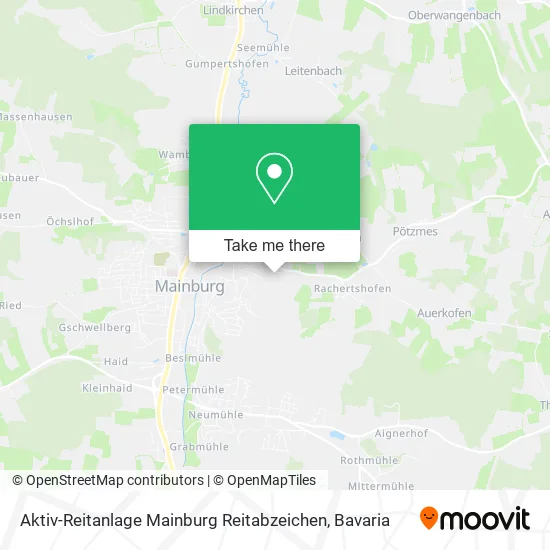 Карта Aktiv-Reitanlage Mainburg Reitabzeichen