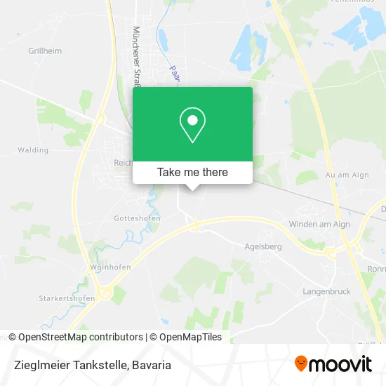 Карта Zieglmeier Tankstelle