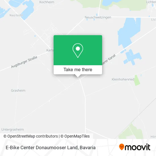 Карта E-Bike Center Donaumooser Land
