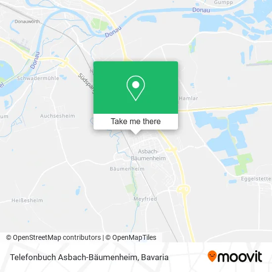 Карта Telefonbuch Asbach-Bäumenheim
