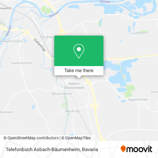 Карта Telefonbuch Asbach-Bäumenheim