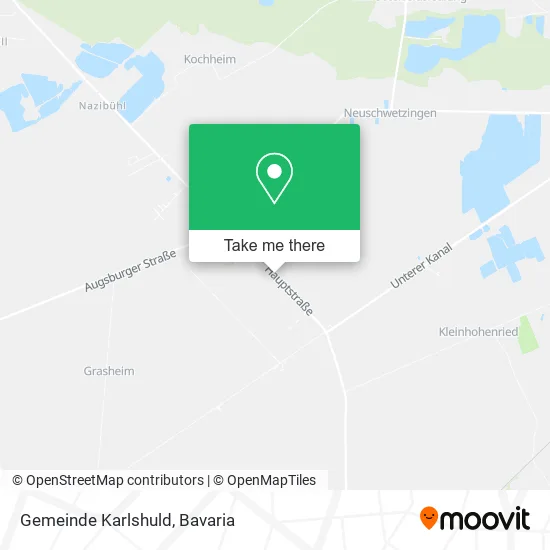 Карта Gemeinde Karlshuld