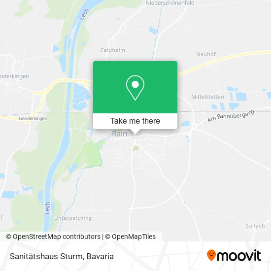 Карта Sanitätshaus Sturm