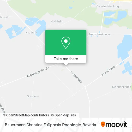 Карта Bauermann Christine Fußpraxis Podologie