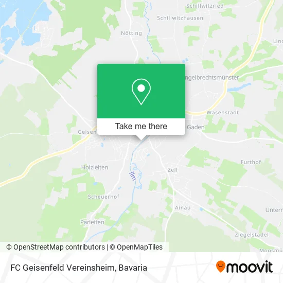 Карта FC Geisenfeld Vereinsheim