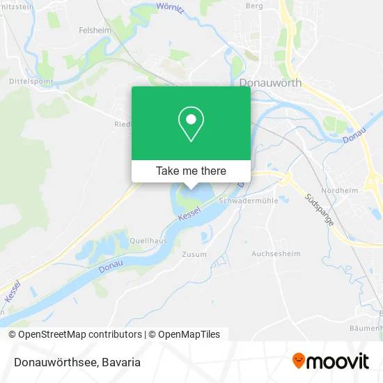 Donauwörthsee map