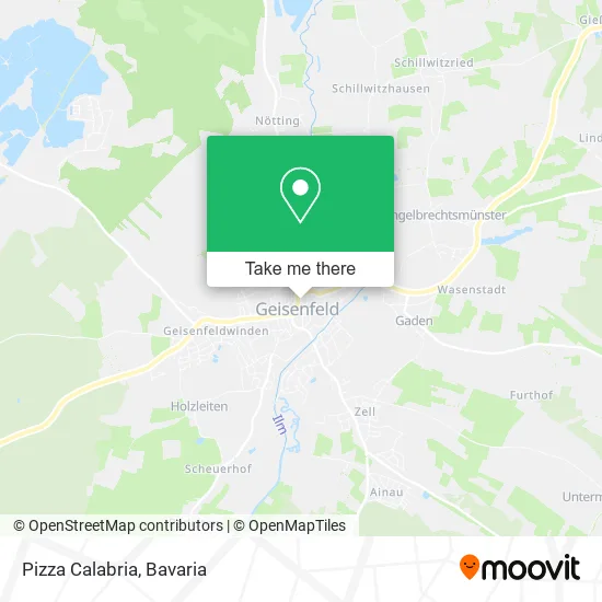 Карта Pizza Calabria