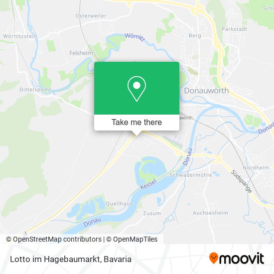 Lotto im Hagebaumarkt map