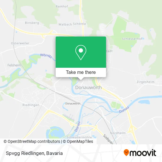 Карта Spvgg Riedlingen