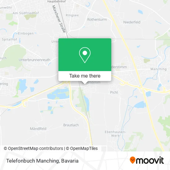 Карта Telefonbuch Manching
