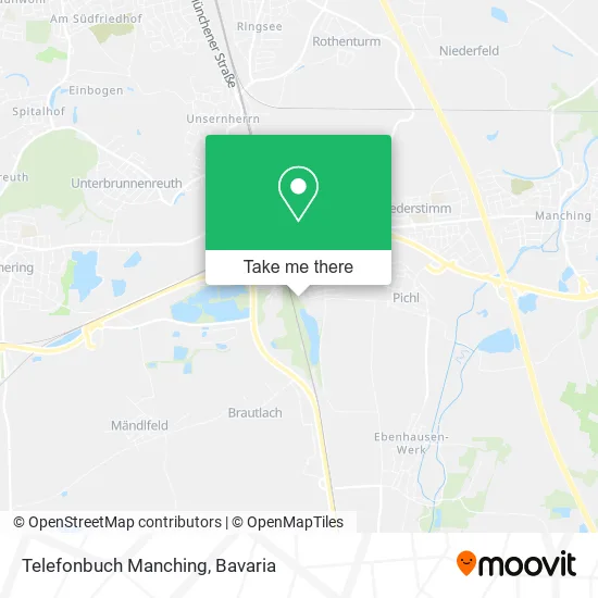 Карта Telefonbuch Manching