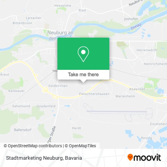 Stadtmarketing Neuburg map
