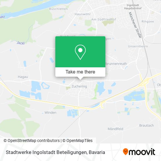 Stadtwerke Ingolstadt Beteiligungen map