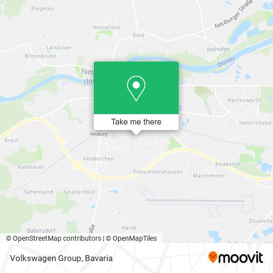 Volkswagen Group map